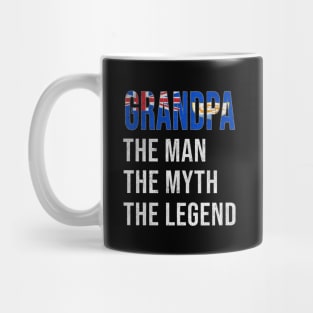 Grand Father Anguillan Grandpa The Man The Myth The Legend - Gift for Anguillan Dad With Roots From  Anguilla Mug